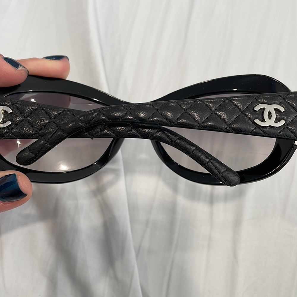 Chanel Sunglasses Authentic quilt pattern blk - Picture 15 of 17
